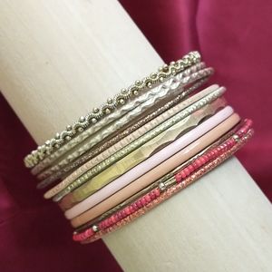 Set of 12 Bangle Bracelets